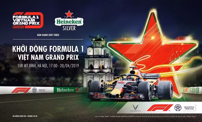 Sự kiện “Khởi động Formula 1 Việt Nam Grand Prix” vào tối ngày 20 tháng 4 năm 2019 tại Quảng trường Sân Vận động Quốc gia Mỹ Đình, Hà Nội.