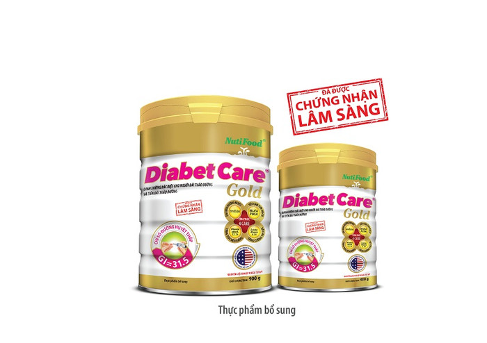 Diabet Care Gold là giải pháp dinh dưỡng đặc biệt cho người đái tháo đường đến từ Chuyên Gia Dinh Dưỡng Nutifood. Diabet Care Gold cung cấp đầy đủ dưỡng chất và năng lượng cho người đái tháo đường và tiền đái tháo đường. Diabet Care Gold được nghiên cứu với công thức tiên tiến 4-CARE giúp người đái tháo đường ổn định đường huyết, tốt cho tim mạch, tăng cường thị lực cũng như tăng cường sức đề kháng, mang lại một cuộc sống vui khoẻ mỗi ngày. Diabet Care Gold là giải pháp dinh dưỡng đặc biệt cho người đái tháo đường đến từ Chuyên Gia Dinh Dưỡng Nutifood. Diabet Care Gold cung cấp đầy đủ dưỡng chất và năng lượng cho người đái tháo đường và tiền đái tháo đường. Diabet Care Gold được nghiên cứu với công thức tiên tiến 4-CARE giúp người đái tháo đường ổn định đường huyết, tốt cho tim mạch, tăng cường thị lực cũng như tăng cường sức đề kháng, mang lại một cuộc sống vui khoẻ mỗi ngày.