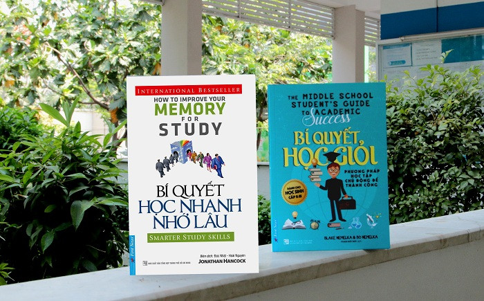 Hai cuốn sách Học nhanh nhớ lâu và Bí quyết học giỏi. Hai cuốn sách Học nhanh nhớ lâu và Bí quyết học giỏi.