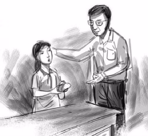 Tình cảm thầy trò (Ảnh minh họa: baobaclieu.vn).