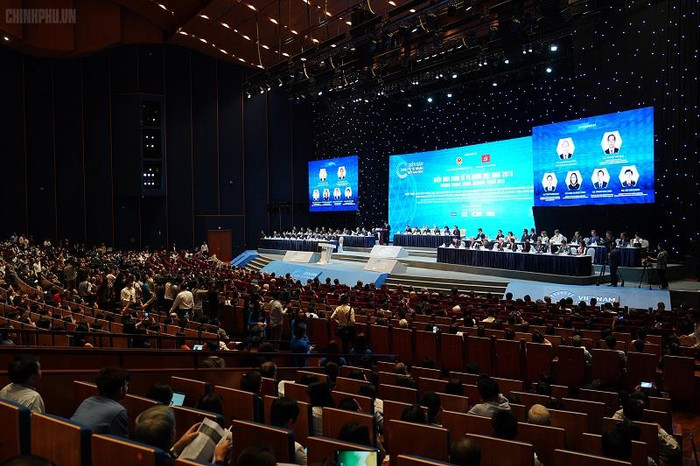 Toàn cảnh Diễn đàn Kinh tế tư nhân Việt Nam 2019. Toàn cảnh Diễn đàn Kinh tế tư nhân Việt Nam 2019.