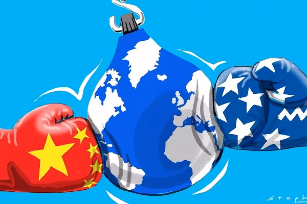 Quan hệ Mỹ-Trung đang đối mặt với thách thức gây nhiều lo lắng nhất sau 40 năm thiết lập quan hệ ngoại giao (Ảnh: AP)