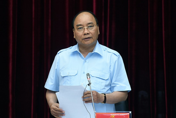 Thủ tướng: "Đội ngũ cán bộ phải có tinh thần phục vụ". ảnh: vgp.