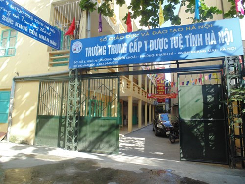 Trường Trung cấp y dược Tuệ Tĩnh (Hà Nội) từng xảy ra sai phạm trong công tác quản lý đào tạo. ảnh: GDVN, Trường Trung cấp y dược Tuệ Tĩnh (Hà Nội) từng xảy ra sai phạm trong công tác quản lý đào tạo. ảnh: GDVN,