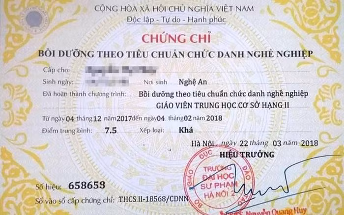 Đến thời điểm này, việc học chứng chỉ bồi dưỡng theo tiêu chuẩn chức danh nghề nghiệp đã cơ bản hoàn thành (Ảnh chỉ mang tính chất minh họa, nguồn: VOV.vn)