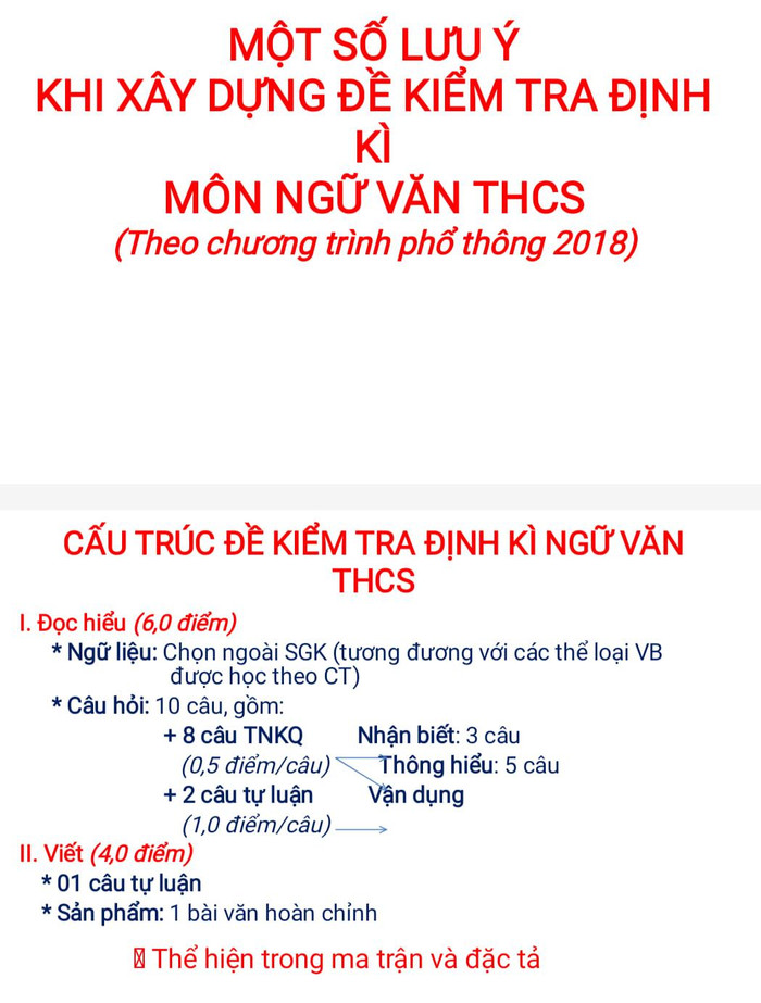 Tài liệu tập huấn cho giáo viên Ngữ văn (Ảnh chụp từ màn hình) Tài liệu tập huấn cho giáo viên Ngữ văn (Ảnh chụp từ màn hình)