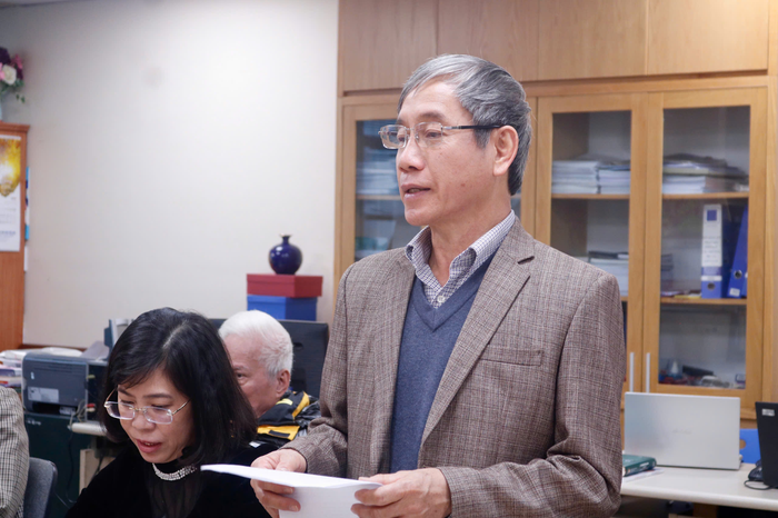 Tiến sĩ Nguyễn Đình Hảo phát biểu tại hội nghị. (Ảnh: Doãn Nhàn)