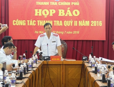 Họp báo Thanh tra Quý II/2016 (ảnh: thanhtra.gov.vn). Họp báo Thanh tra Quý II/2016 (ảnh: thanhtra.gov.vn).