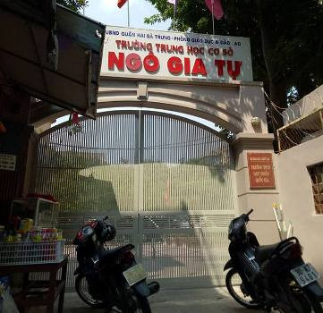 Trường THCS Ngô Gia Tự (ảnh:MINH CHÍ).