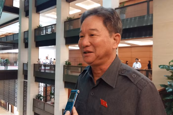 Đại biểu Quốc hội Nguyễn Bá Thuyền. ảnh: Ngọc Quang.