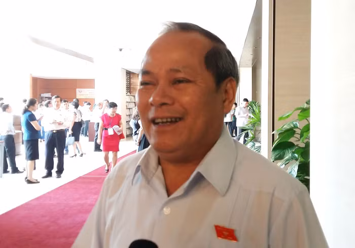 Đại biểu Quốc hội Ngô Văn Minh. ảnh: Ngọc Quang.