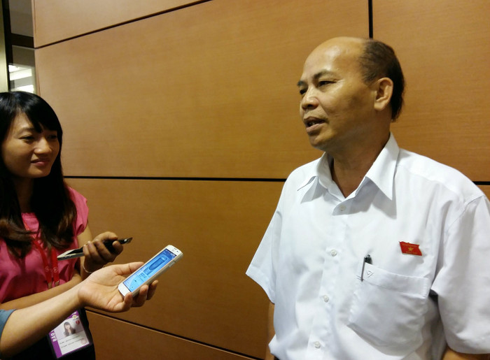 Đại biểu Quốc hội Đỗ Văn Đương: &quot;Chất vấn mà trả lời như những kỳ trước thì điệp khúc hỏi đi rồi hỏi lại tiếp tục diễn ra&quot;. ảnh: Ngọc Quang.