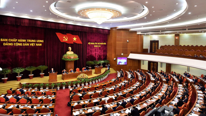 Hội nghị Trung ương 14. - Ảnh: VGP/Nhật Bắc.