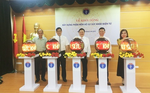 Bộ Y tế khởi động xây dựng phần mềm hồ sơ sức khỏe điện tử cho người dân. ảnh: moh.gov.vn
