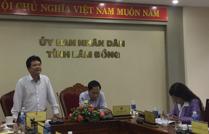 Thứ trưởng Phạm Lê Tuấn phát biểu tại buổi làm việc. ảnh: moh.gov.vn Thứ trưởng Phạm Lê Tuấn phát biểu tại buổi làm việc. ảnh: moh.gov.vn