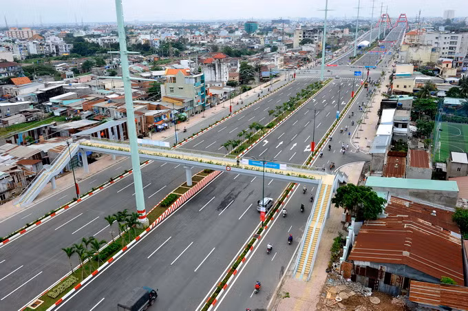 Đường Tân Sơn Nhất - Bình Lợi - vành đai ngoài (Ảnh: Minh Đức)