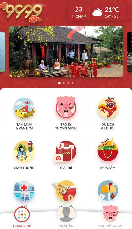 Ứng dụng "9999 Tết" có nhiều tiện ích cần thiết cho cuộc sống. Ứng dụng "9999 Tết" có nhiều tiện ích cần thiết cho cuộc sống.