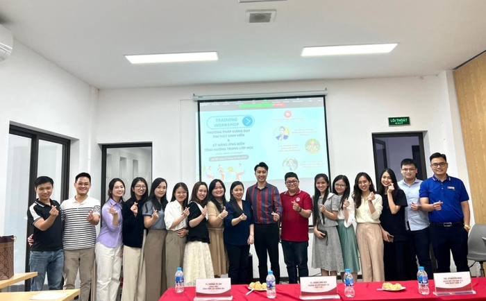 Tập huấn đổi mới phương pháp giảng dạy cho giảng viên trẻ Trường Đại học Ngoại thương. Ảnh: NTCC. Tập huấn đổi mới phương pháp giảng dạy cho giảng viên trẻ Trường Đại học Ngoại thương. Ảnh: NTCC.