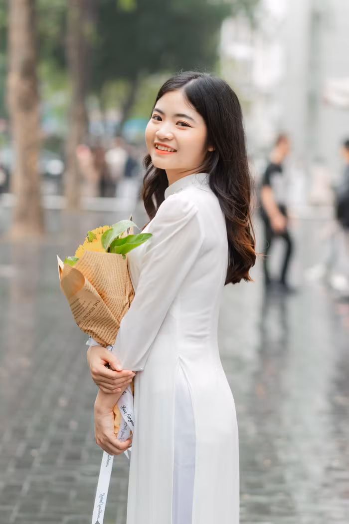 Trần Thị Thu Hiền (sinh năm 2001, quê ở huyện Can Lộc, Hà Tĩnh). Ảnh: Nhân vật cung cấp