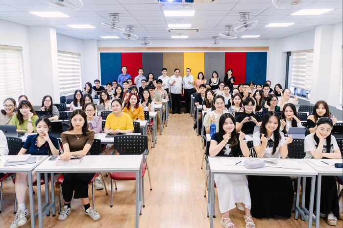 Một lớp học của Trường Đại học Ngoại Thương. Ảnh: NTCC. Một lớp học của Trường Đại học Ngoại Thương. Ảnh: NTCC.