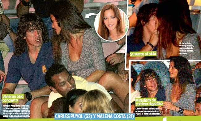 Lần đầu tiên họ xuất hiện cùng nhau là trong một buổi hòa nhạc của Alejandro Sanz, ngày 15/9/2010. Lần đầu tiên họ xuất hiện cùng nhau là trong một buổi hòa nhạc của Alejandro Sanz, ngày 15/9/2010.