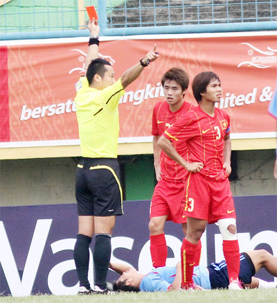 Long Giang sẽ phải nghỉ trận bán kết. Ảnh: TNO