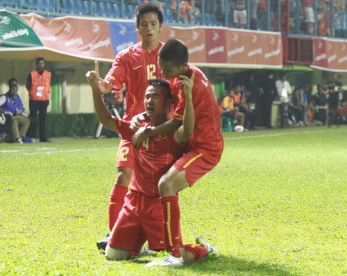 Góc ảnh đẹp: U23 Việt Nam, từ âu lo đến vỡ òa niềm vui ảnh 8 Góc ảnh đẹp: U23 Việt Nam, từ âu lo đến vỡ òa niềm vui ảnh 8