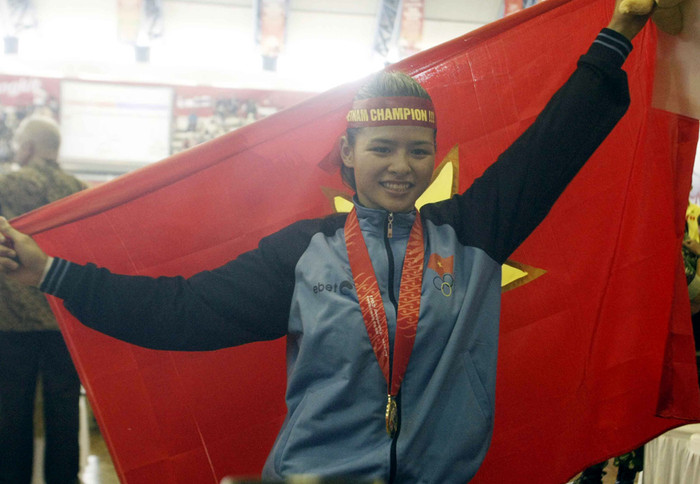 Chơi trên đất Indonesia, quê hương của Pencak Silat nhưng các võ sĩ Việt Nam vẫn có một kỳ Đại hội bội thu Vàng. Chơi trên đất Indonesia, quê hương của Pencak Silat nhưng các võ sĩ Việt Nam vẫn có một kỳ Đại hội bội thu Vàng.