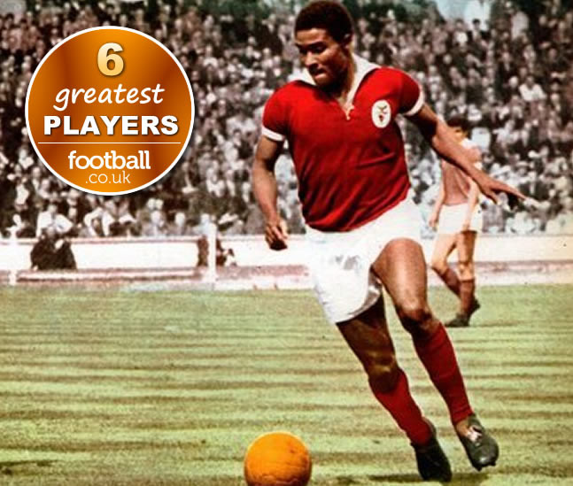 Eusebio, huyền thoại bóng đá Bồ Đào Nha. (Xem kỹ thuật chơi bóng đỉnh cao của Eusebio)