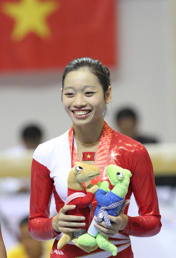 Hình ảnh của Ngân Thương là tấm gương sáng cho những VĐV trẻ như Hà Thanh noi theo. Hình ảnh của Ngân Thương là tấm gương sáng cho những VĐV trẻ như Hà Thanh noi theo.