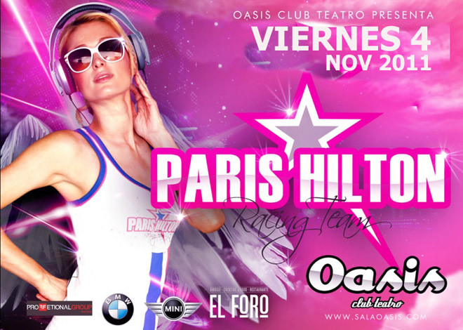 Ngày 4/11 tới, cô nàng tỷ phú sẽ tổ chức bữa tiệc để lăng xê cho đội đua của mình. Paris Hilton Racing Team sẽ dự giải đấu cho các đội đua nội dung 125 cc.