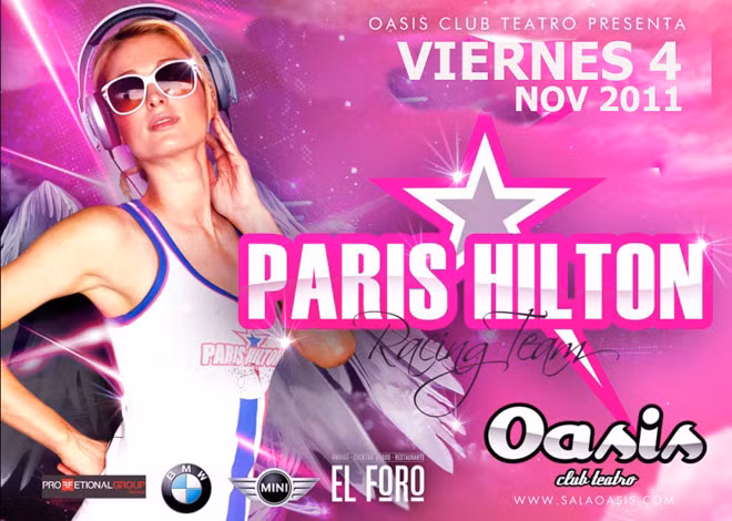 Ngày 4/11 tới, cô nàng tỷ phú sẽ tổ chức bữa tiệc để lăng xê cho đội đua của mình. Paris Hilton Racing Team sẽ dự giải đấu cho các đội đua nội dung 125 cc.