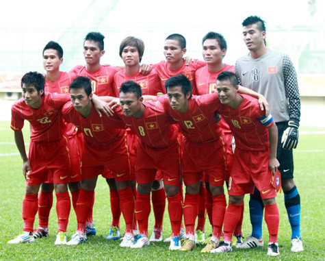 U23 Việt Nam có tới 5 sự thay đổi ở đội hình ra quân. Ảnh: TTVH