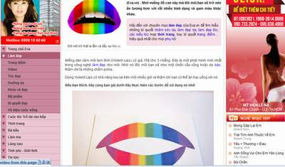 Miếng xăm môi được rao bán tràn lan trên mạng.