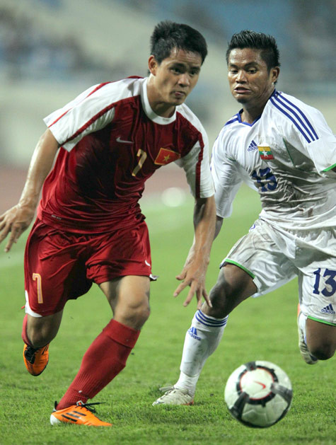 Đây là kỳ SEA Games cuối cùng của Tùng 'con'. Ảnh: Quang Minh