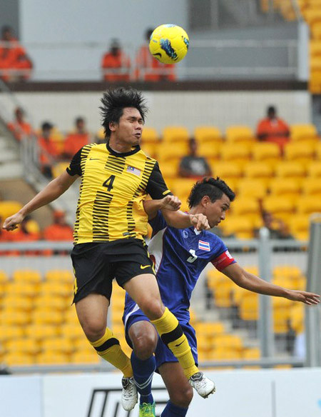 Hậu vệ U23 Malaysia thi đấu khá kín kẽ. Hậu vệ U23 Malaysia thi đấu khá kín kẽ.