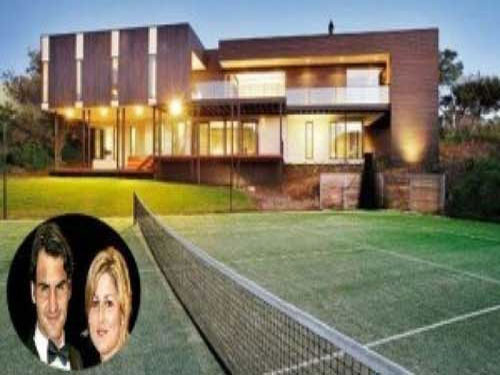 Căn biệt thự mới trị giá 17,5 triệu USD của Federer. Căn biệt thự mới trị giá 17,5 triệu USD của Federer.