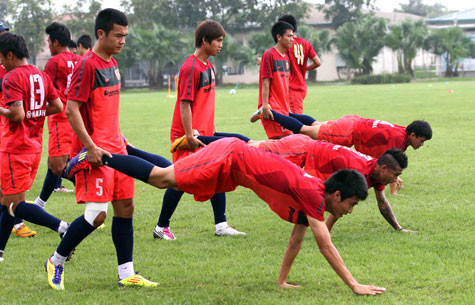 U.23 Việt Nam cần tăng cường thêm thể lực. Ảnh: Quang Minh U.23 Việt Nam cần tăng cường thêm thể lực. Ảnh: Quang Minh