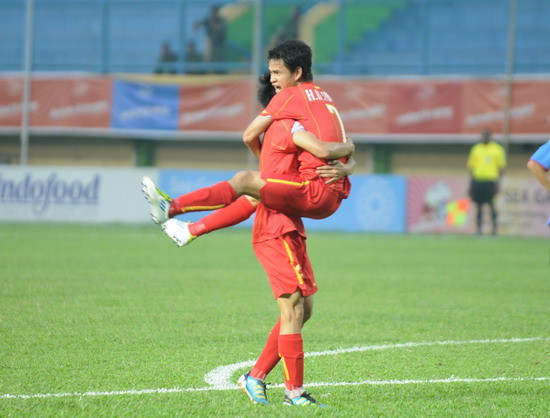 Chiến thắng quá nhọc nhằn của U23 VN. Ảnh: TTVH