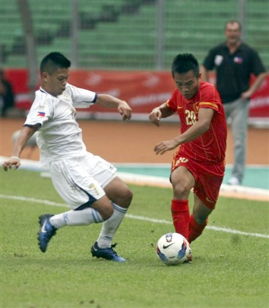Thanh Trung và Jose Porteria, tiền vệ mới 17 tuổi. Thanh Trung và Jose Porteria, tiền vệ mới 17 tuổi.