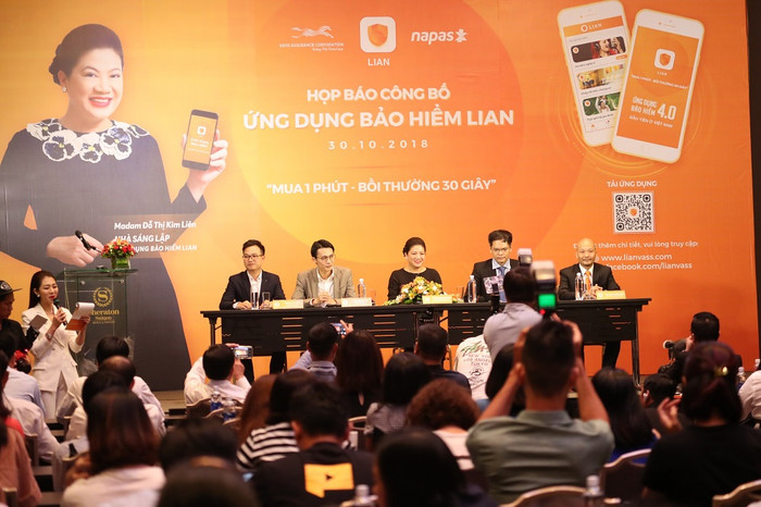 Bà Đỗ Thị Kim Liên là nhà sáng lập ứng dụng bảo hiểm LIAN. ảnh: Tr.T