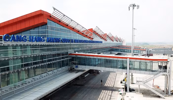 Cảng Hàng không Vân Đồn. ảnh: Báo Quảng Ninh.