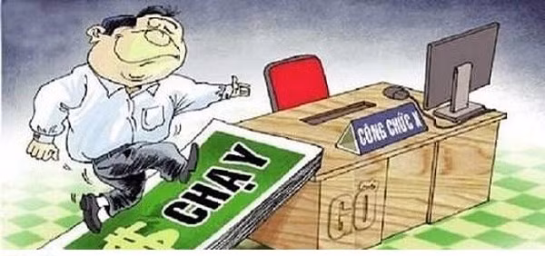 Kiên quyết xoá bỏ tệ chạy chức, chạy quyền. ảnh minh họa: vov.