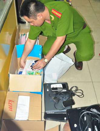 Nhiều tang vật của vụ án này đã được cơ quan điều tra thu giữ