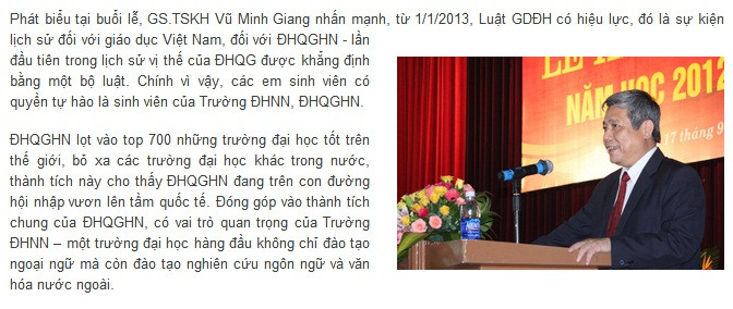 ĐHQG lọt vào top 700 những trường đại học tốt trên thế giới, bỏ xa các trường đại học khác trong nước? ĐHQG lọt vào top 700 những trường đại học tốt trên thế giới, bỏ xa các trường đại học khác trong nước?
