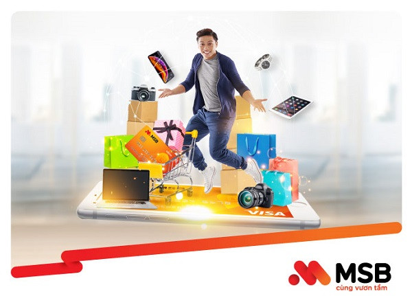 Không chỉ có tính năng đặc biệt hoàn tiền tỷ lệ cao tới 20%, MSB Visa Online còn mang đến cho chủ thẻ hàng loạt ưu đãi và tiện ích cùng lúc. Không chỉ có tính năng đặc biệt hoàn tiền tỷ lệ cao tới 20%, MSB Visa Online còn mang đến cho chủ thẻ hàng loạt ưu đãi và tiện ích cùng lúc.