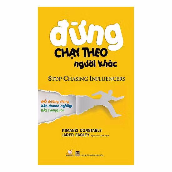 Cuốn “Đừng chạy theo người khác” (Ảnh: tác giả cung cấp).