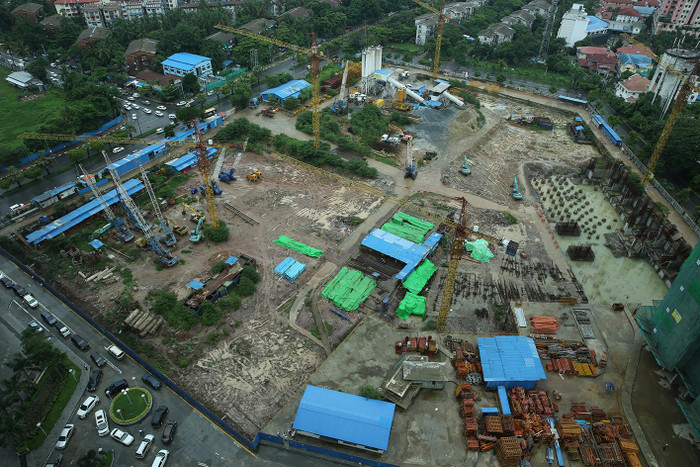 Dự án tòa tháp 2 của HAGL tại Yangon đang khởi công. Dự án tòa tháp 2 của HAGL tại Yangon đang khởi công.