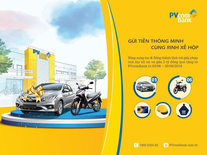PVcomBank chi gần 2 tỷ đồng quà tặng cho khách hàng gửi tiết kiệm.