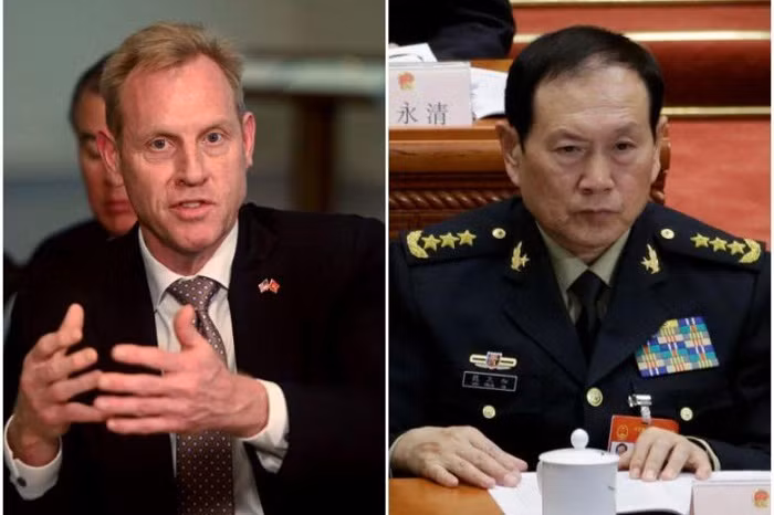 Sự hiện diện của hai quan chức đứng đầu Bộ Quốc phòng của Mỹ (trái) và Trung Quốc (phải) đang được giới quan sát rất chú ý tại Đối thoại Shangri-la 2019 (Ảnh: Reuters).